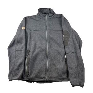 Berghaus Tulach Jacket Mens XL Gray Full Zip Fleece Zip Pockets Outdoor Hiking
